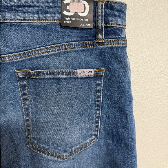 Joes cuffed high waist ankle wide leg jeans NWT - Picture 6 of 7